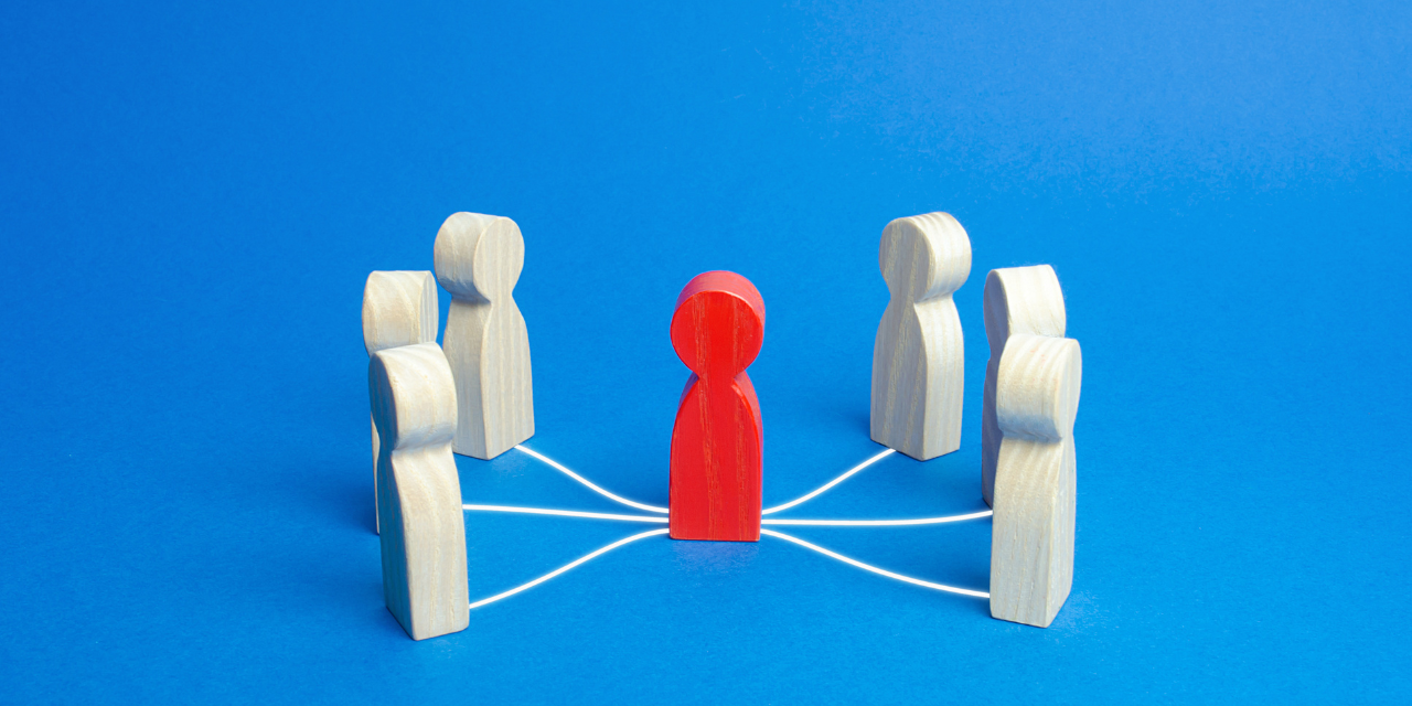 Mediation intermediary between people.
