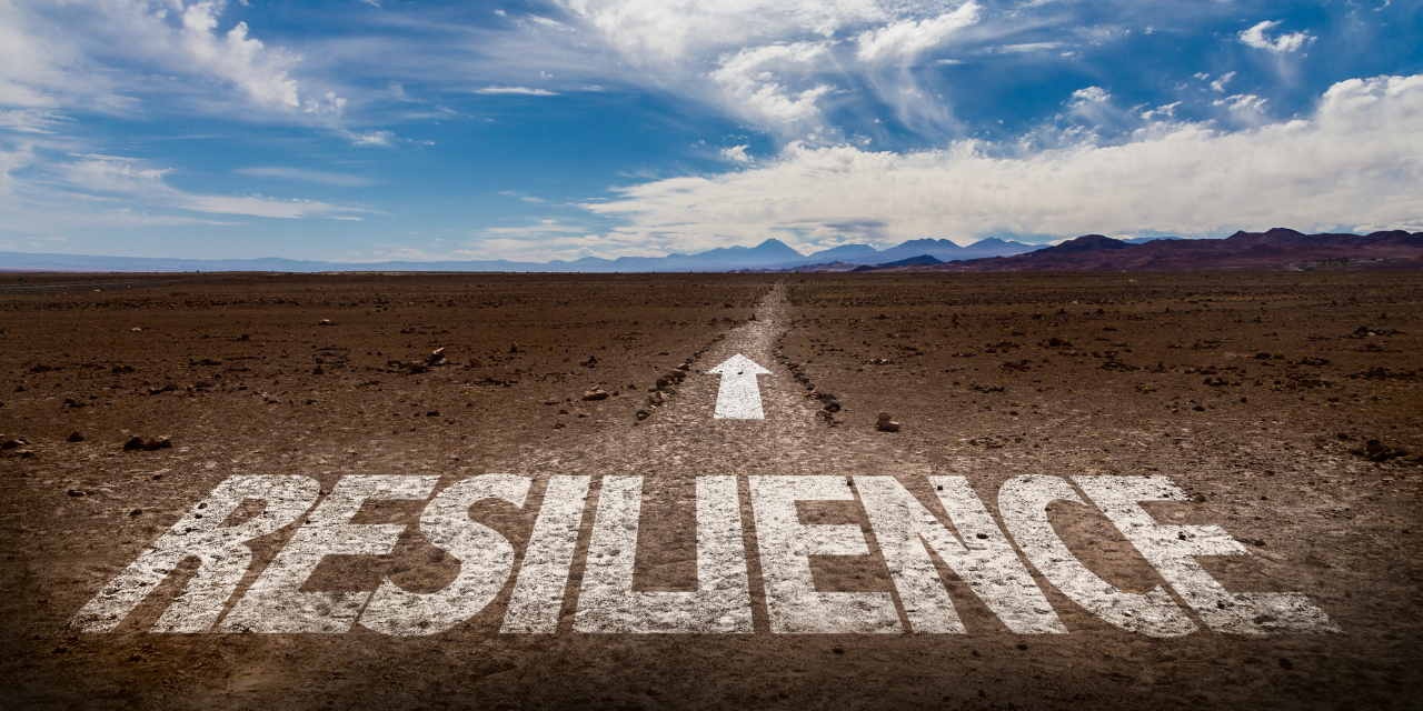 resilience word arrow