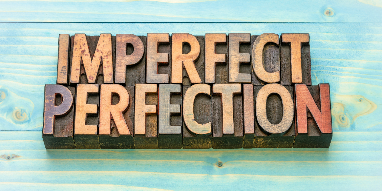 imperfect perfection word abstract